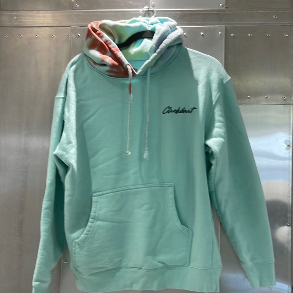 Clickbait size Medium sweatshirt in mint teal color like new hoodie